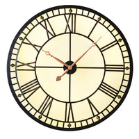 Large Lit Wall Clock. Statement clock adding light and interest to any wall. 