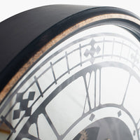 Antiqued Moving Cog Clock 80cm