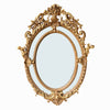 Mega mirror, absolutely huge pier style mirror in gilt, carved and very ornate. A great period looking mirror. Unusual to find an ornate oval mirror in this size, perfect in a period home, the paneled frame adds to the air of grandeur and luxury over an exquisite fireplace or on a bedroom wall this is the height of luxury.