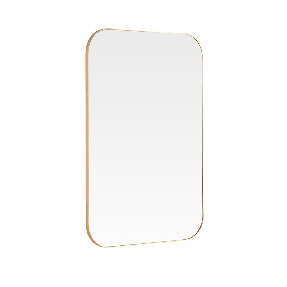 A minimal framed gilt mirror, so simple, so effective, these mirrors offer the best light and reflection. 