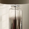 Grey Ombre Glass Lamp 41 cm