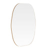 Oval Organic Mirror Gilt Frame 111 cm