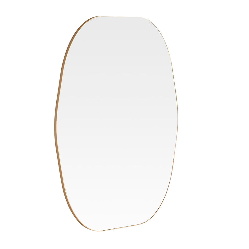 Oval Organic Mirror Gilt Frame 111 cm