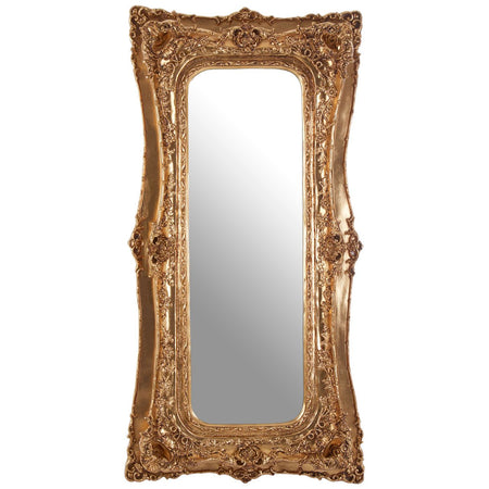 Natural Oak Framed Rectangular Leaner Mirror 180 cm