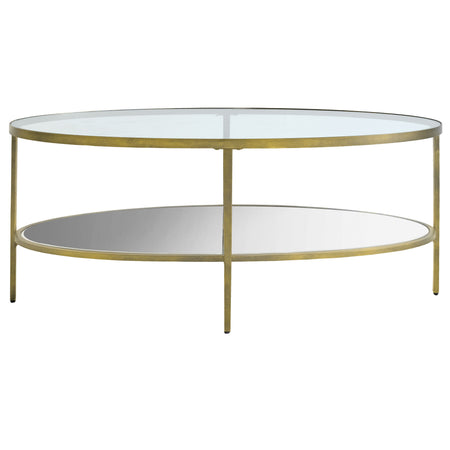 Classic Glass Top Coffee Table 120 cm