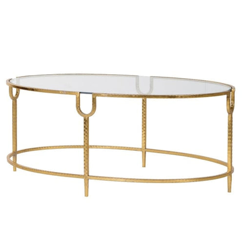 Unusual slim gilt oval coffee table, stunning gilt metal frame and glass table, perfect in front of any sofa.