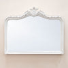 White Ornate Overmantle 126 cm