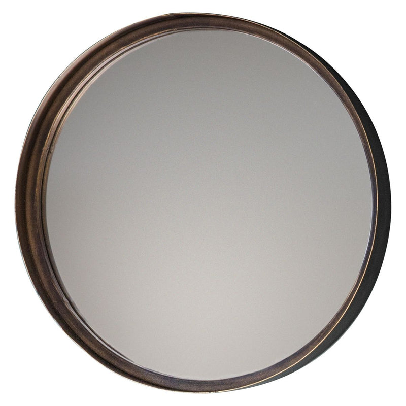 Round Mirror Bronze 40 cm