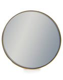 Round Gold Framed Arden Wall Mirror 40 & 50cm