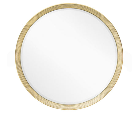 Extra Large Gold Circular Mirror 120 cm