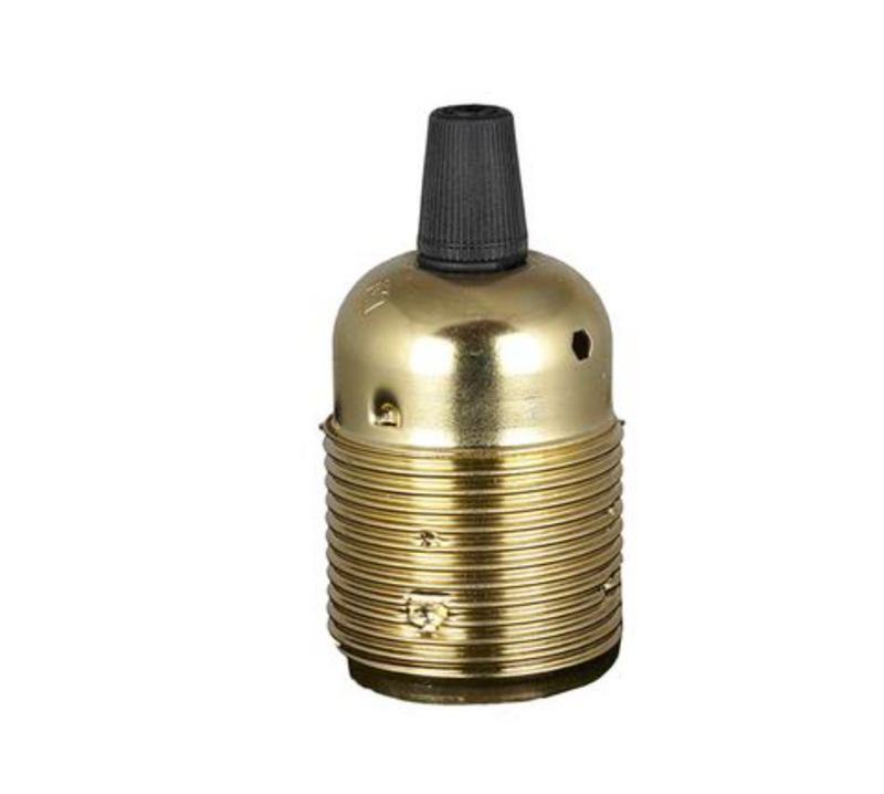Brass Plated Bulb Holder - E27