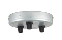 Three Outlet Ceiling Rose