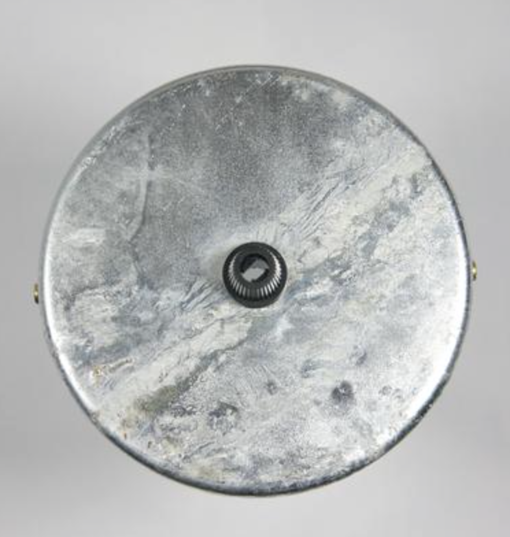 Single Outlet Ceiling Rose Light Fixture – 140mm X 40mm, Metal, Vintage Style In Multiple Finishes