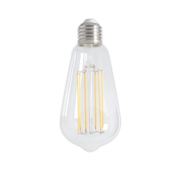 Dimmable LED Pear Squirrel Filament Bulb - E27 (Clear) 4w