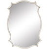 A really attractive shaped metal mirror, great vintage look for hall, bedroom anywhere you need to spread light. 