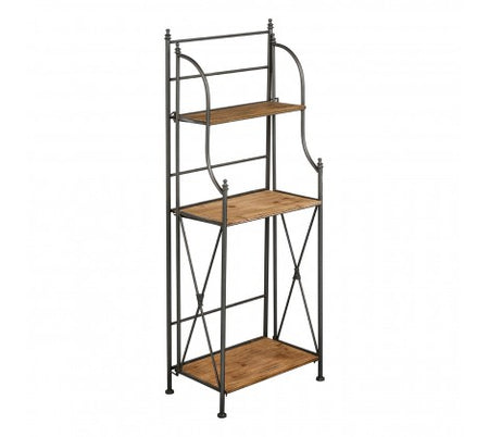 Industrial Metal Cabinet with 4 Shelves 132 cm