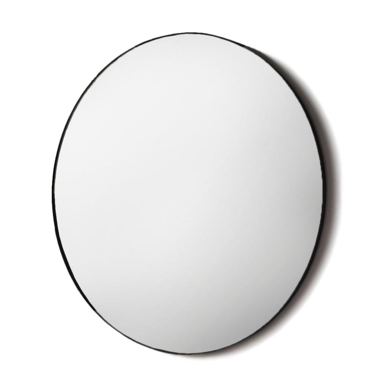 Round Mirror - Black - 100cm