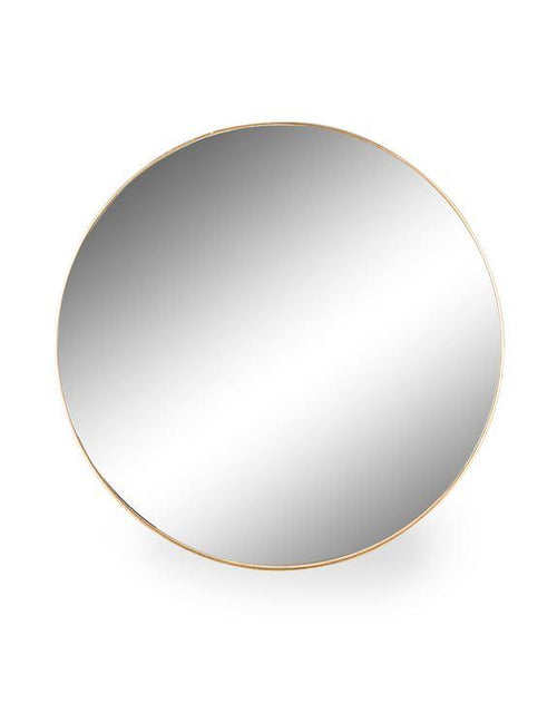 An exceptional size and a very popular mirror.  A gold gilt, super slim sleek mirror to give a contemporary feel to any wall space.   W: 120 cm  Weight: 22 kg