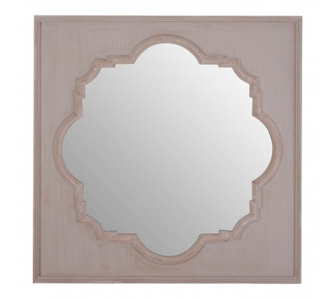 Ornate Mirror - Wooden - 95 cm
