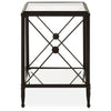 Black Empire Style Square Table 57 cm