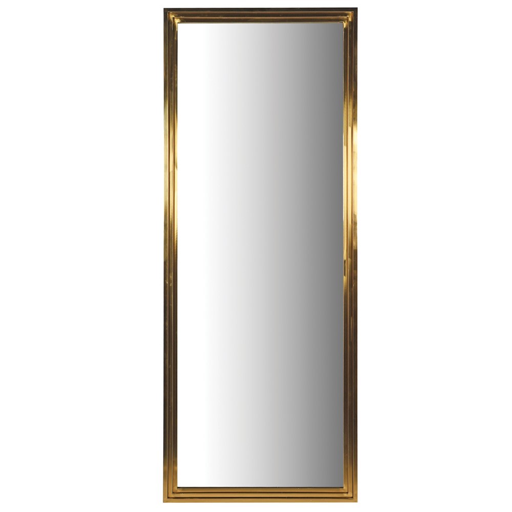 Decorex II Extra Large Wall Mirror I Stepped Gold Metal Frame IChiswick
