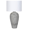 Grey Stoneware Lamp 83 cm