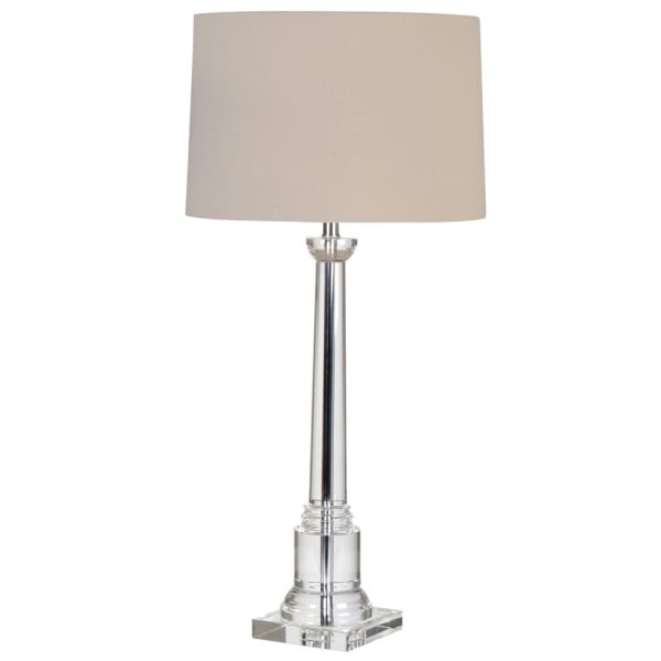 Crystal Column Lamp & Shade 98cm