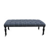 Savile Row Buttoned Coffee Table Stool