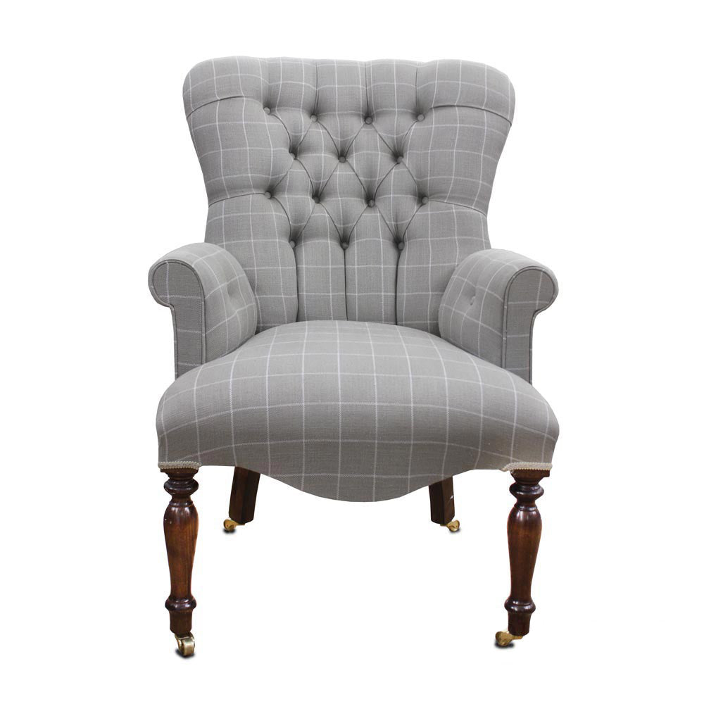 Chalk Check Tub Chair