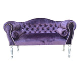 Heavenly Purple Velvet Sofa