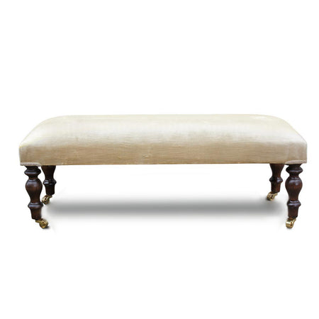 Chalk Check Chaise Base Coffee Table Stool