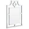 This elegant glass cut out mirror is stylish and simple while adds interest to your wall.  An unusual and interesting feature mirror that will lift any space. 