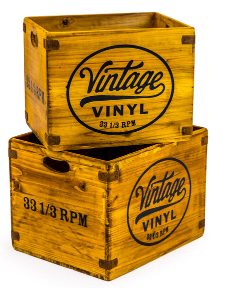 Abbey Road Storage Boxes - Wooden Crates - 27 cm or 31 cm