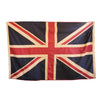 This huge, substantial linen union jack flag can be used as a curtain, wall hanging or throw. This panel is vast, fantastic, statement on a sofa or wall.