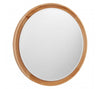 Simple but stunning round mirror in Beechwood