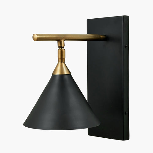 <p>A smart black metal downlight that will help add an industrial vibe to your walls.&nbsp; Pairs beautifully with black or iron crittall doors and windows.</p> <p>H: 31 cm W: 17 cm D: 28.5 cm<br></p> <p>IP Rating: 20</p> <p>Requires 1 x E14 small Edison screw in bulbs</p>