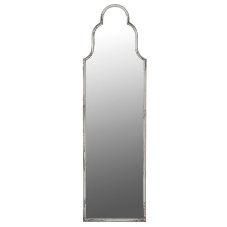 Tall Ornate Gunmetal Silver Mirror 195 cm
