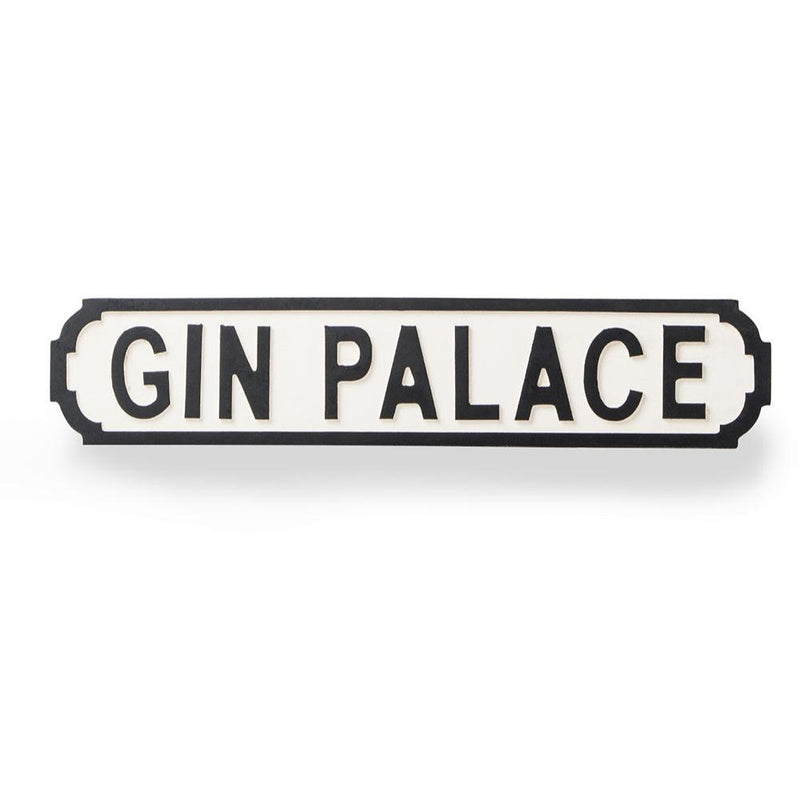 Wall Wooden Sign "Gin Palace" 65cm