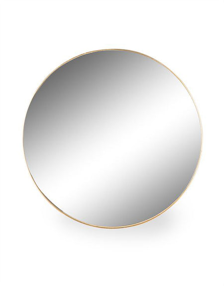 Gold Oval Full Length Hanging Mirror H130 W40m