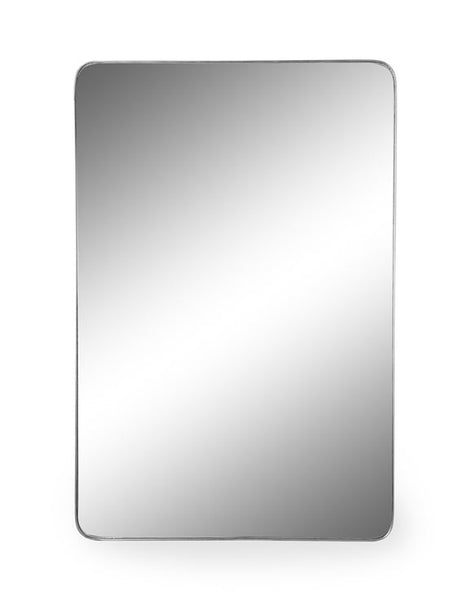 Westdene Silver Rectangular Mirror 121 x 81 cmThe slim silver frame on this mirror just accentuates the beauty of large glass, a lot of mirror in a simple, elegant, rectangular frame.  This mirror suits any room whether hung vertically or horizontally will add light, from every direction to any room.