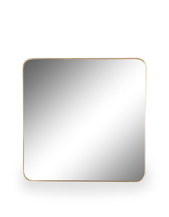 Westdene Square Gold Frame Mirror 71cm