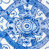 Medium Blue & White Ceramic Lamp
