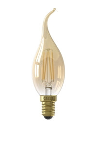 Dimmable LED Candle Tip Filament Bulb - E14 (Tinted) 3.5w 12cm