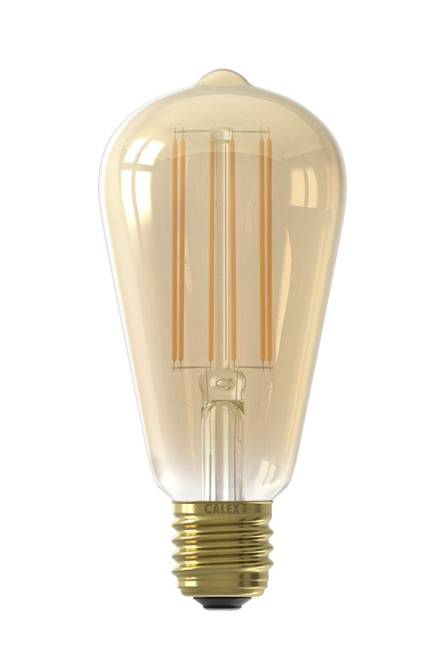 Dimmable LED Pear Squirrel Filament Bulb - E27 (Tinted) 4w
