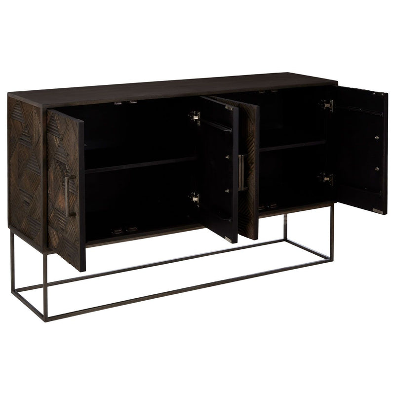 Sideboard - Dark Wood - 150 cm