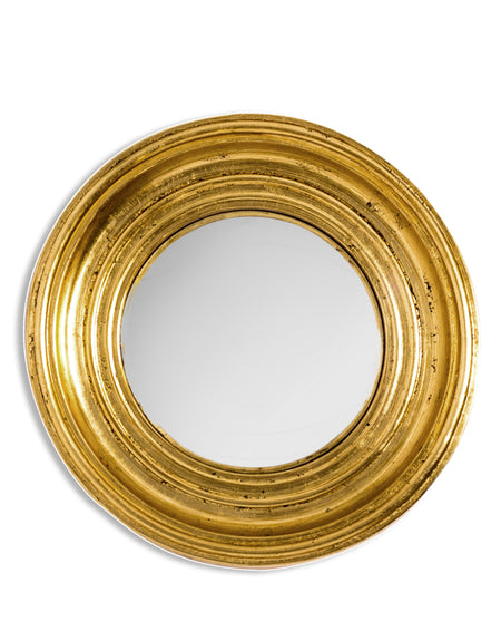 Mini Gold Convex Mirror 17cm