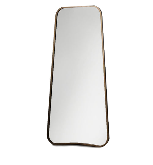 Curved Metal Frame Mirror