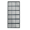 Tall Black Window Mirror 18 panes 180 cm