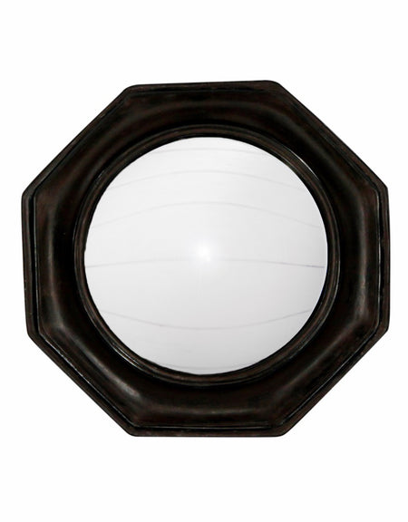 Mini Black Convex Mirror 23cm