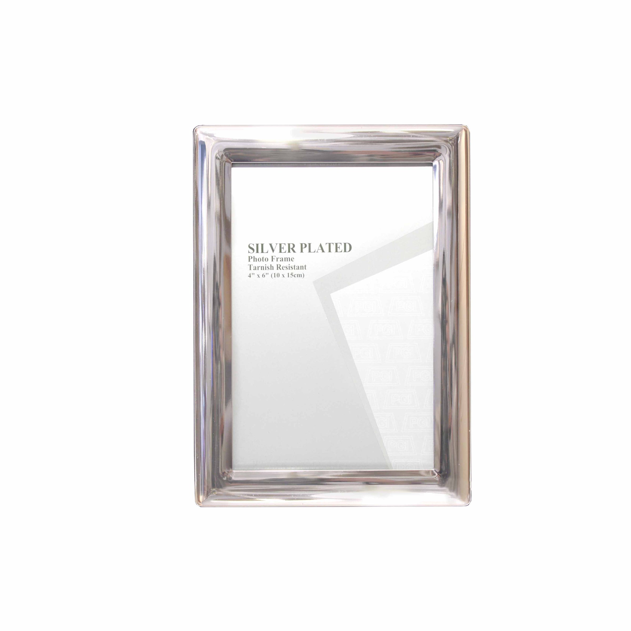 Add a touch of sophistication to your memories with our Silver Plated Photo Frames. Expertly crafted and tarnish-resistant, these frames offer a mirror-like finish that complements both modern and classic interiors. Available in multiple sizes — 3.5" x 5", 4" x 6", 5" x 7", 6" x 8", and 8" x 10" — each frame provides a sleek, polished border that enhances your photographs without overpowering them.
